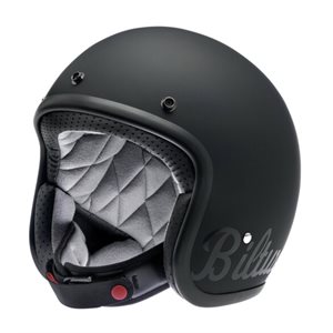 BILTWELL BONANZA CASQUE FACTORY NOIR MAT