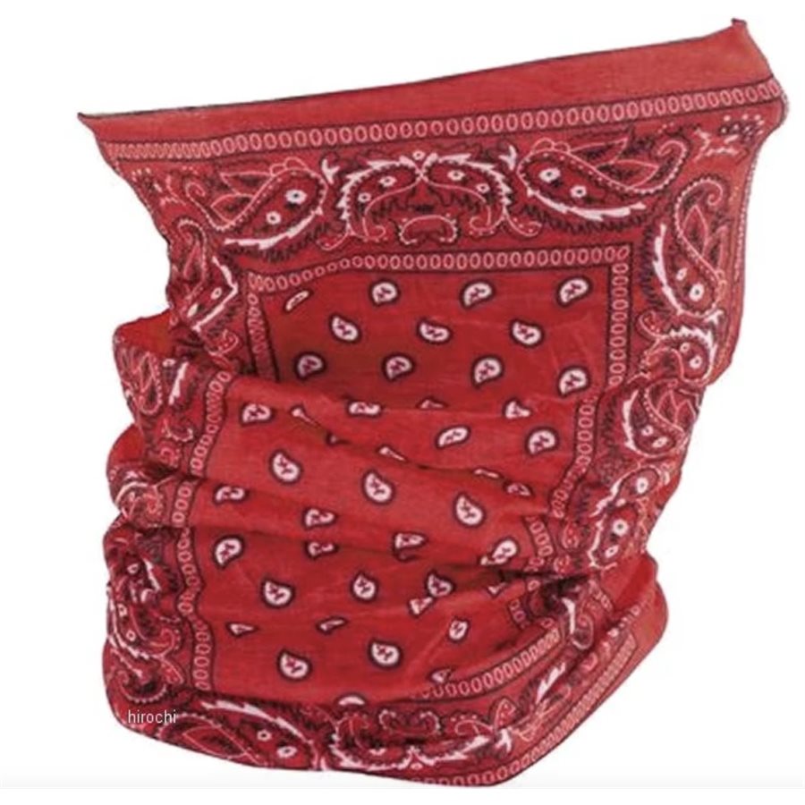 MOTLEY CACHE-COU ROUGE PAISLEY