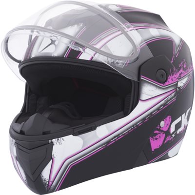 purple helmet visor