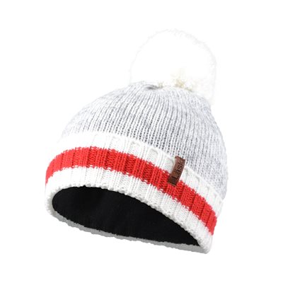 LASKA TUQUE-KNIT-FLEECE-POMPOM