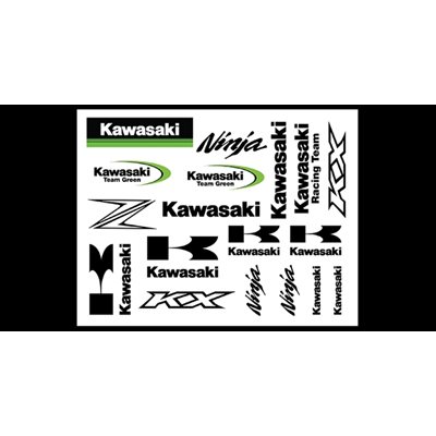 KAWASAKI FEUILLE AUTOCOLLANT