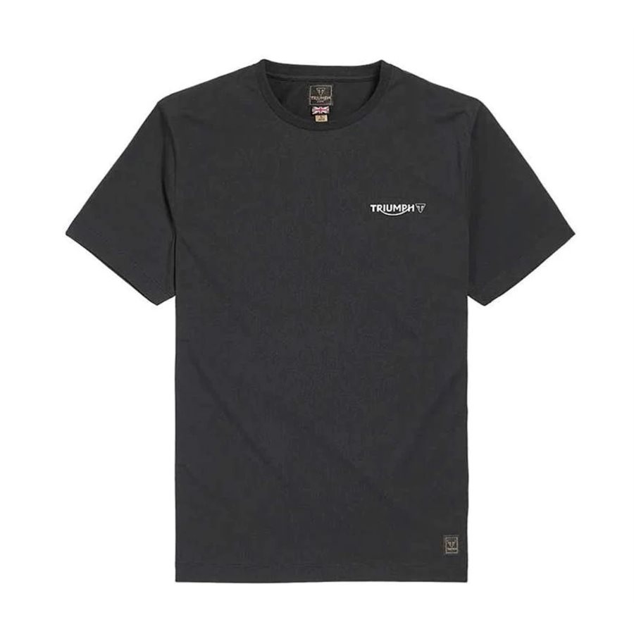 TRIUMPH EARLING JET BLACK TEE